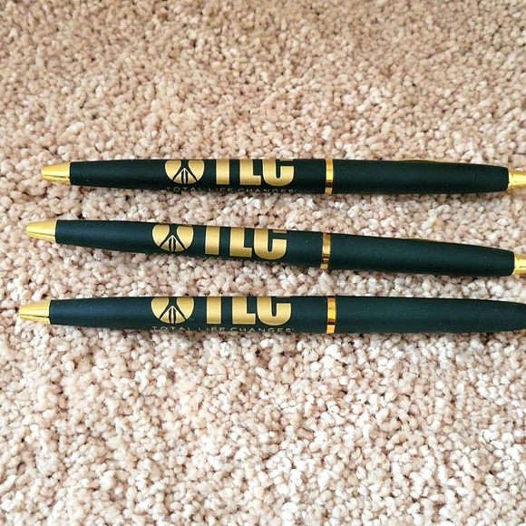 Lot of 3 TLC TOTAL LIFE CHANGES Logo Black Ink Pens Never Used 🤑 - Picture 2 of 7
